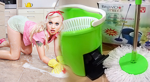 Zjednodušte si vianočné upratovanie - praktický pomocník Magic Mop 360º. Správne riešenie pre čistú domácnosť. Fotka zľavy: Magic Mop 360º - čistá domácnosť s praktickým pomocníkom len za 11,49€. Aj vianočné upratovanie môže byť jednoduché, rýchle a zábavné!