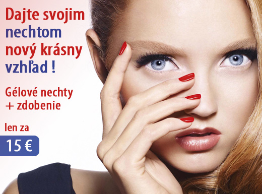 Očarte krásnymi nechtíkmi! Modeláž gélových nechtov + zdobenie len za 15 € (hodnota 30 €) Fotka zľavy: Očarte krásnymi nechtíkmi! Modeláž gélových nechtov + zdobenie len za 15 € (hodnota 30 €)