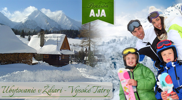 Skvelý 3 dňový pobyt pre 2 osoby v penzióne AJA v Ždiari. Úžasná dovolenka za ešte úžasnejšie ceny. Fotka zľavy: Zažite rozprávkovú dovolenku v Penzióne Aja za rozprávkové ceny. Teraz 3 dni pre 2 osoby s raňajkami a jednou večerou len za 69€. Zľavy do skicentier a aquaparku. Deti do 5 rokov zadarmo.